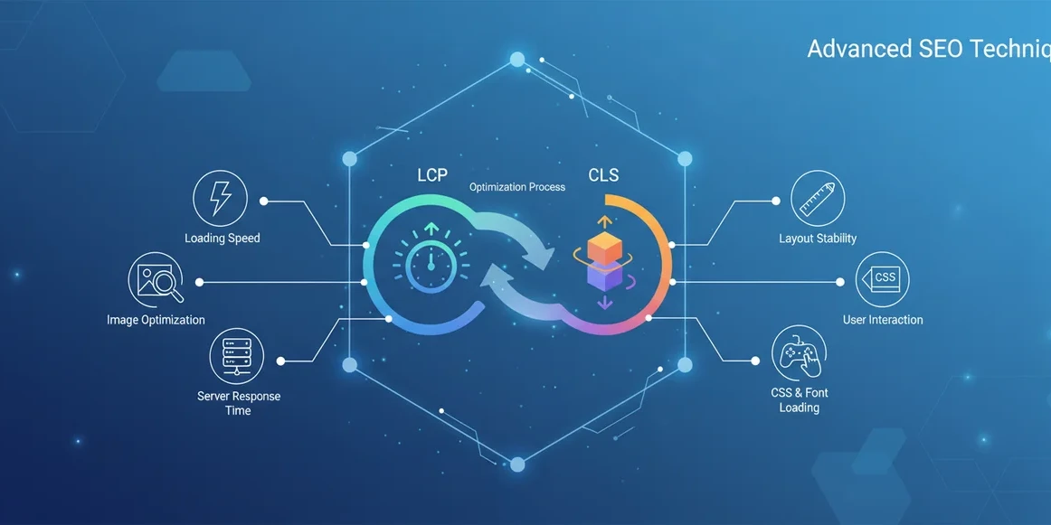 Core Web Vitals optimization for LCP and CLS – featured image